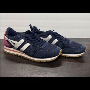 Gola Daytona Women’s Sneakers Navy Blue White Size 9 (CLA592)